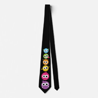 Cute Monster Faces | Halloween Tie