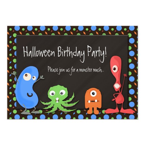 Cute Halloween Party Invitations 1