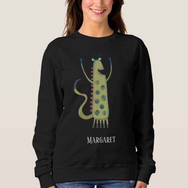 Cute Monster Personalized Sweatshirt (Front)