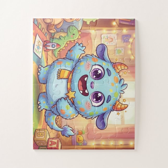 Cute Monster Puzzle (Vertical)