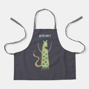 Cute Monsters Personalized Apron