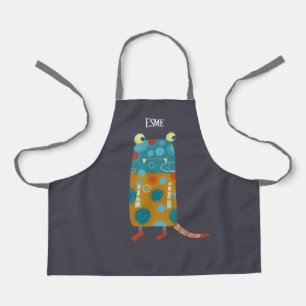 Cute Monsters Personalized Apron