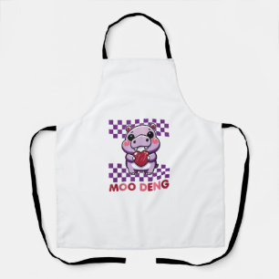 Cute Moo Deng Hippo _ Baby Hippo Tank Top_1 Apron