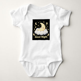 Cute Moon and Stars Baby Bodysuit