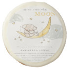 Cute Moon Stars Elephant Bunny Baby shower Invitat