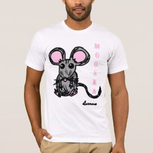 Cute Mooska Mouse Adult Bella Canvas T-Shirt