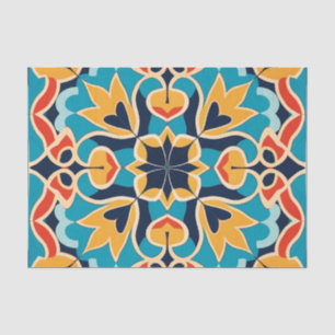 cute Moroccan tile pattern decoupage  Tissue Paper