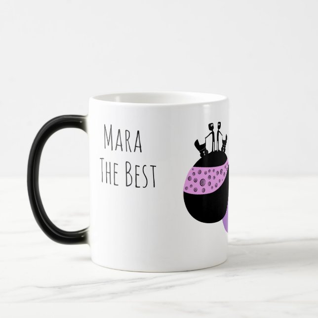 *~*  Cute Morphing Gemini Astrology Horoscope Sign Magic Mug (Left)