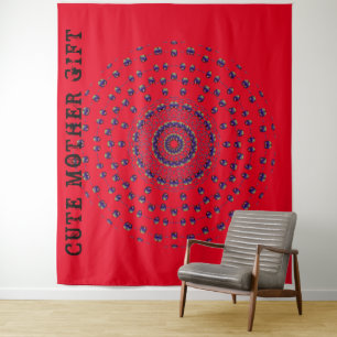 CUTE MOTHER GIFT_ROSE_RED_RMDESIGNFLO55_     TAPES TAPESTRY
