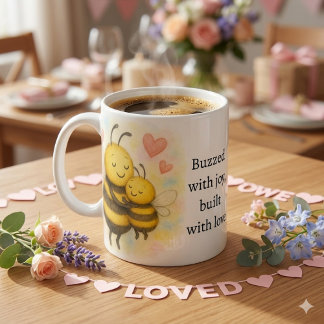 Cute Mother's Day Bee & Baby Bee Coffee Mug