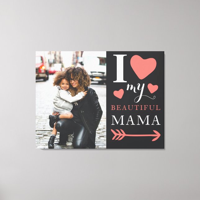 Cute Mother's Day Canvas Print (Front)