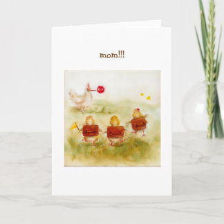 Cute mother's day card
