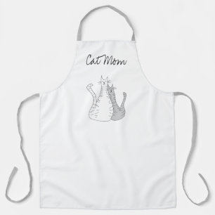 Cute Mother's Day Cat Mom Apron