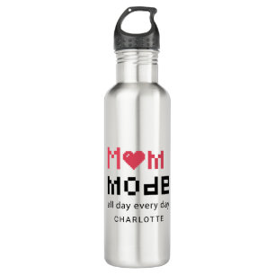 Cute Mothers Day Funny Gag Moms Personalized 710 Ml Water Bottle