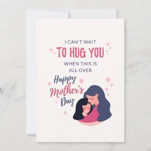 Cute Mothers Day To Mom Social Distance Card