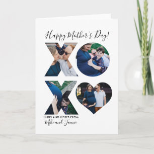 Cute Mothers Fathers Day XOXO Greeting Card