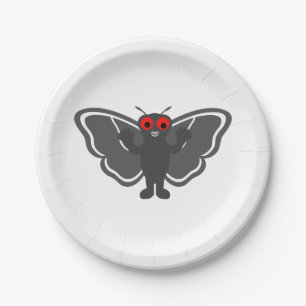 Cute Mothman Paper Plate