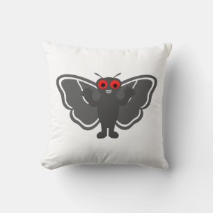 Cute Mothman Throw Pillow