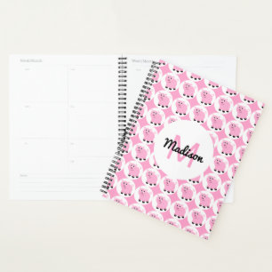 Cute Motif de porc rose personnalisé animal adorab