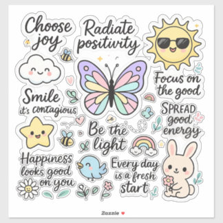 Cute Motivational Quotes & Happy Characters