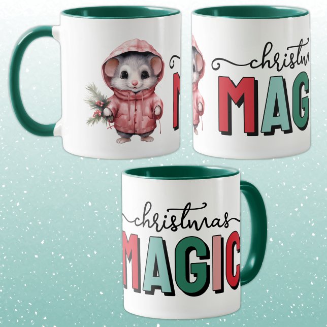 Cute mouse christmas magic mug (Creator Uploaded)