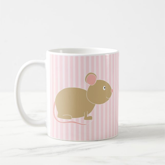 Cute mouse. coffee mug (Left)