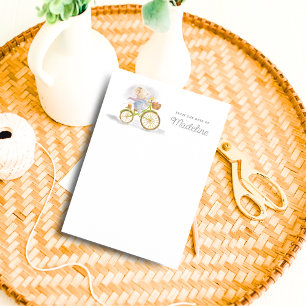 Cute Mouse From Desk of Personalized Stationery