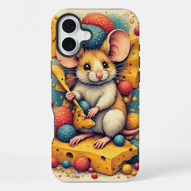 Cute Mouse iPhone / iPad case (Back)