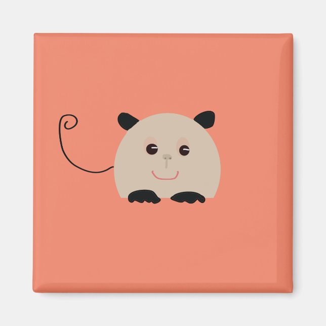 Cute Mouse Magnet Illustrated (Front)