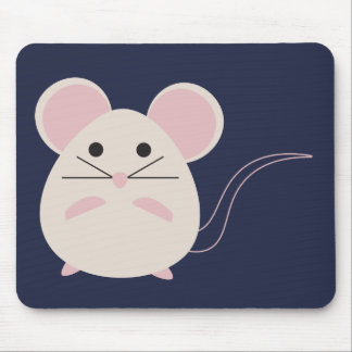 Cute Mouse on Mouse pad