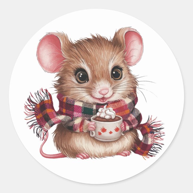 Cute Mouse Stickers (Front)