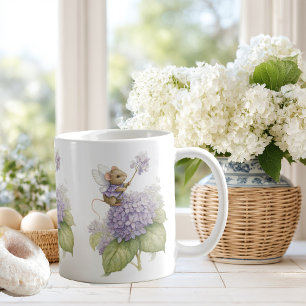 cute mouse with butterfly wings coffee mug