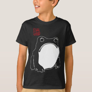 Cute Mpy Frog Japanese Ink - Traditional Art Humor T-Shirt