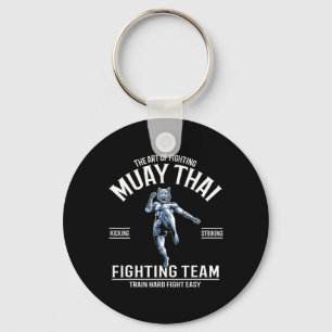 Cute Muay Thai Unicorns Thai Boxing And Kickboxing Keychain