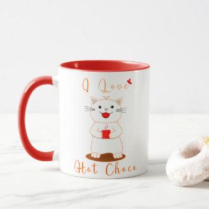 Cute Mug I Love Hot Choco