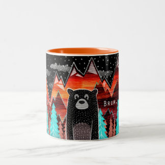 Cute mug with bear
