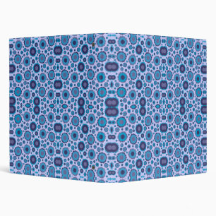 Cute multi blue colours suns patterns binder