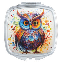 Cute Multi-Colored Owl