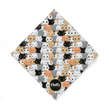 Cute Multi-coloured Cartoon Cats