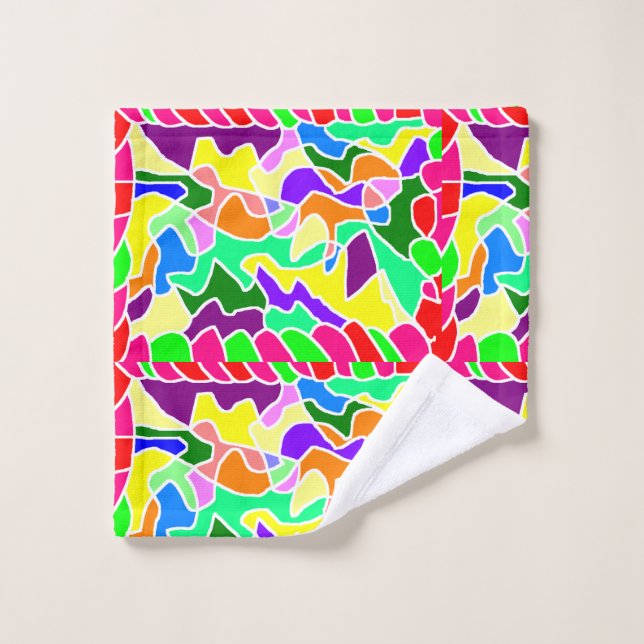 Cute multi coloured wash cloth for you (Wash Cloth)