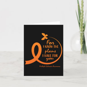 Cute Multiple Sclerosis Awareness Gift Christian B Card