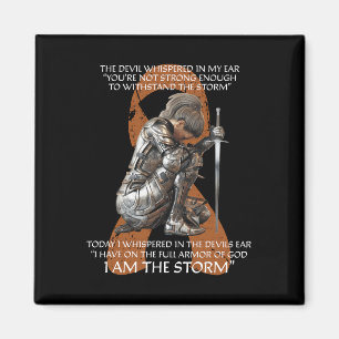 Cute Multiple Sclerosis Women Gifts Orange Awarene Magnet