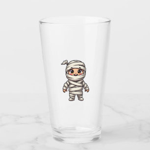 Cute Mummy Character � Halloween Costume Shirt Glass
