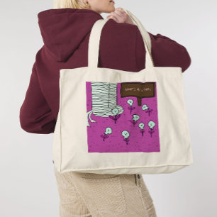Cute Mummy Halloween Large Tote Bag