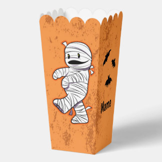 Cute mummy Halloween treat Favor Box