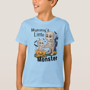 Cute Mummy’s Little Monster Funny Halloween Party T-Shirt
