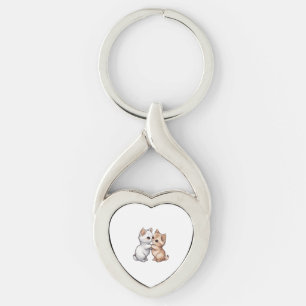 Cute Munchkin Cat Classic T-Shirt Keychain