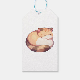 Cute Munchkin Cat Sleeping Classic T-Shirt Gift Tags