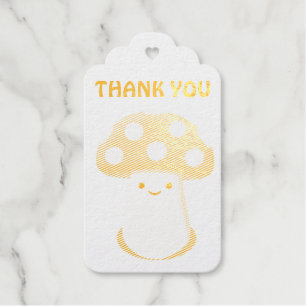 Cute Mushroom Drawing Gift Tags
