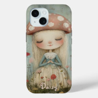 Cute Mushroom Fairy in a Flower Meadow Custom